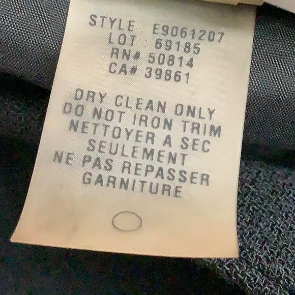 Elie Tahari Lightweight Wool Blend Trouser Pants With Patent Leather Trim Size 4 - Picture 10 of 15